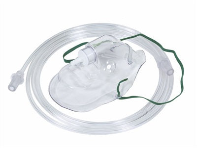 Mascarilla de oxígeno de concentración media para adultos